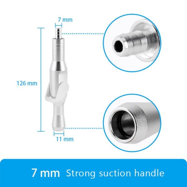 Aluminum dental strong volume and weak suction handle (4)