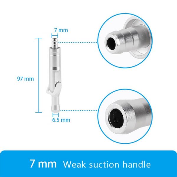 Aluminum dental strong volume and weak suction handle (5)
