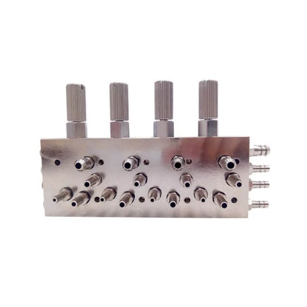 Dental chair parts quadruple diaphragm valve (1)