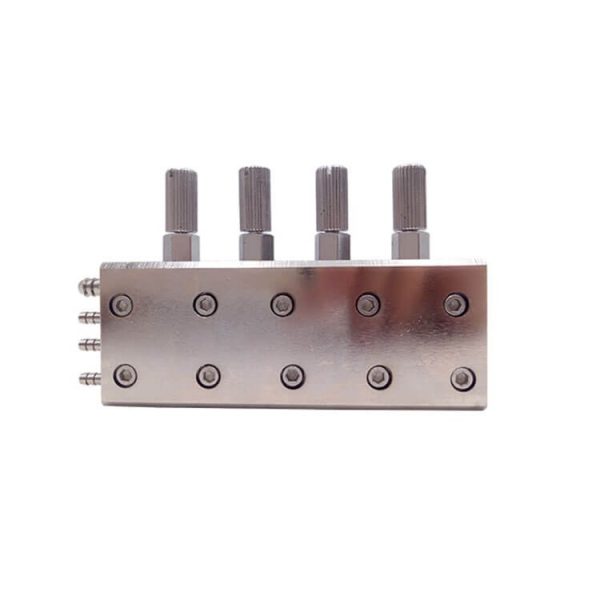 Dental chair parts quadruple diaphragm valve
