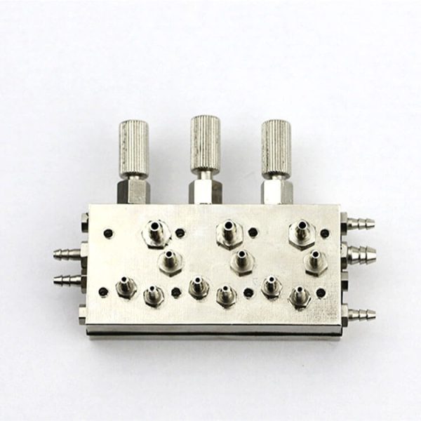 Dental chair parts triple diaphragm valve (2)