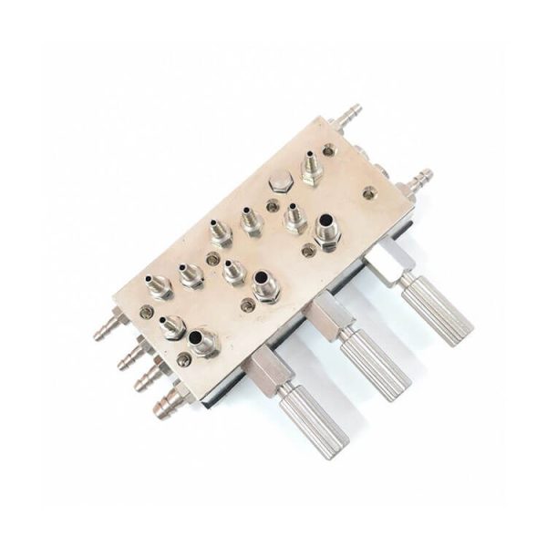 Dental chair parts triple diaphragm valve (3)